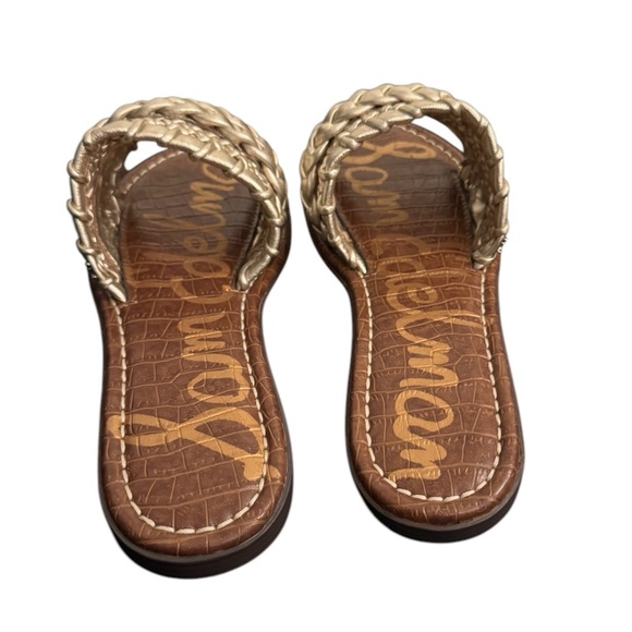 Sam Edelman Gold Giada Braided Sandal NIB Women’s Size 7.5 - Picture 7 of 10